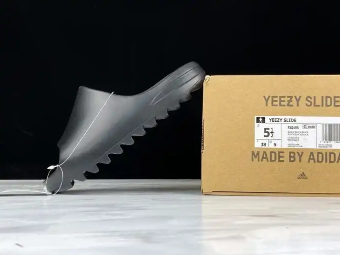 hype Black Slide Adidas Yeezy FX0495 0522